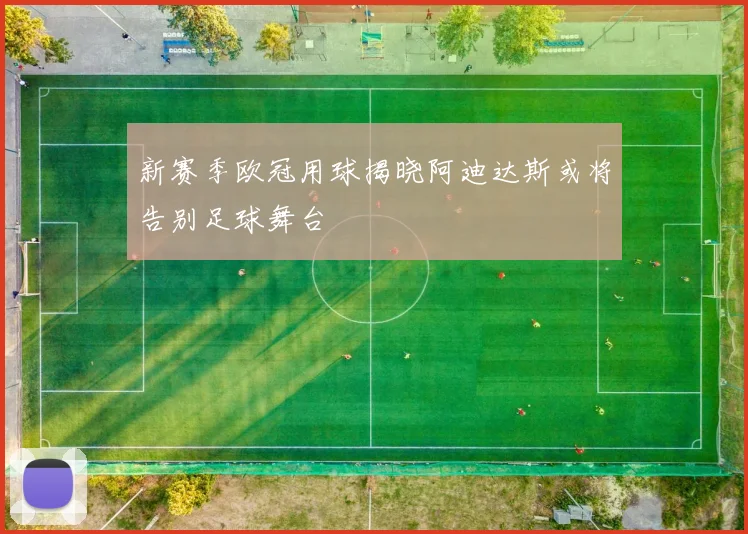 新赛季欧冠用球揭晓阿迪达斯或将告别足球舞台